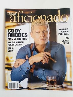 Cigar Aficionado Magazine March/April, 2026 - Cody Rhodes King of the Ring